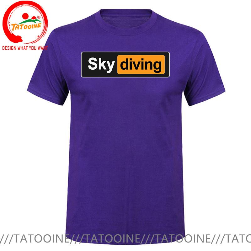 Funny Sky Diving Tshirt Skydiving T Shirt Unisex Sky Diver Diving Tee Shirt Oversized S6xl Tshirt Risky Extreme Sports Clothing