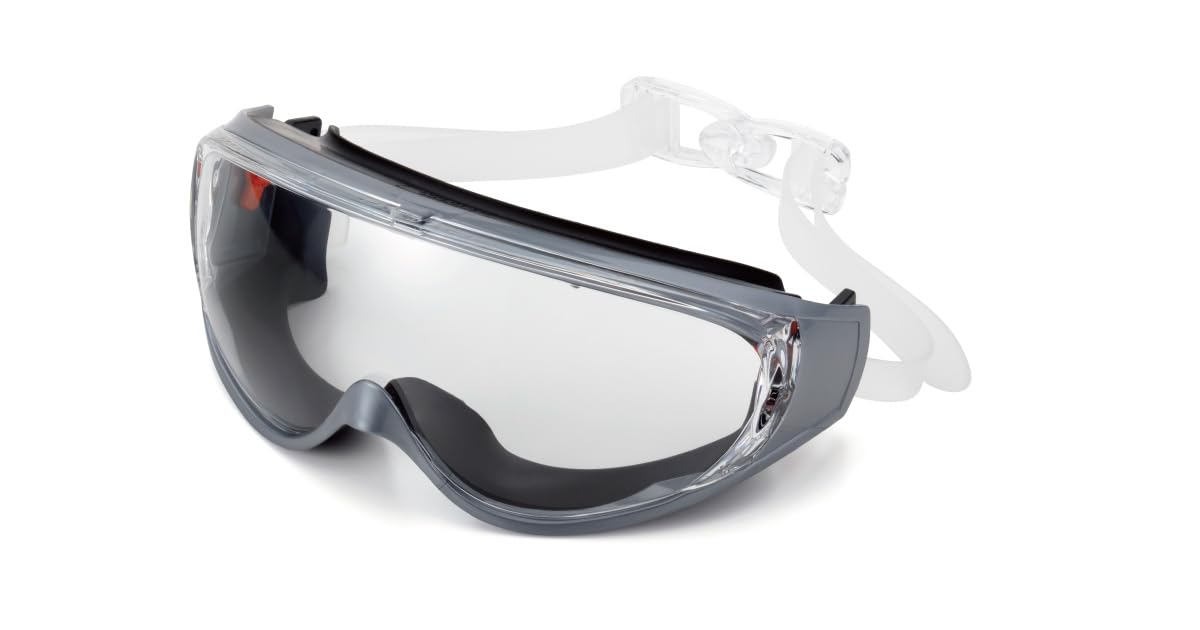 

Riken Optec SB Protective with Buckle Silicone Compatible with Glasses and UV Silver M56-VF-P Goggles, (Mountain Type), Band, Ventless,