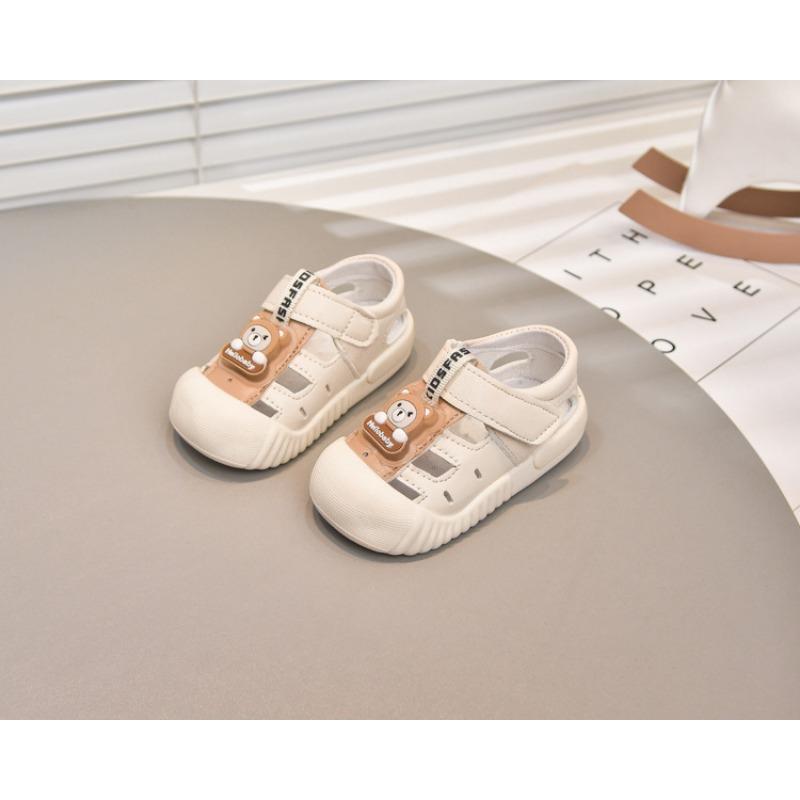 Cute Cartoon Breathable Soft Sole Flash Light Infant Toddler Walking Sandals