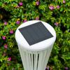 Solar Pathway Lights Dual Color Lamp Outdoor Yard Off Waterproof Stick Powered Landscape Driveway Backyard Outside Wireless Cool