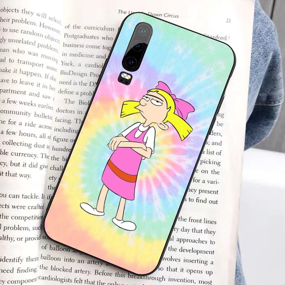 Hey Arnold Helga Bonito Phone Case For Huawei Honor 10 Lite 9 20 7A 9X 30 50 60 70 Pro Plus Soft Silicone Cover