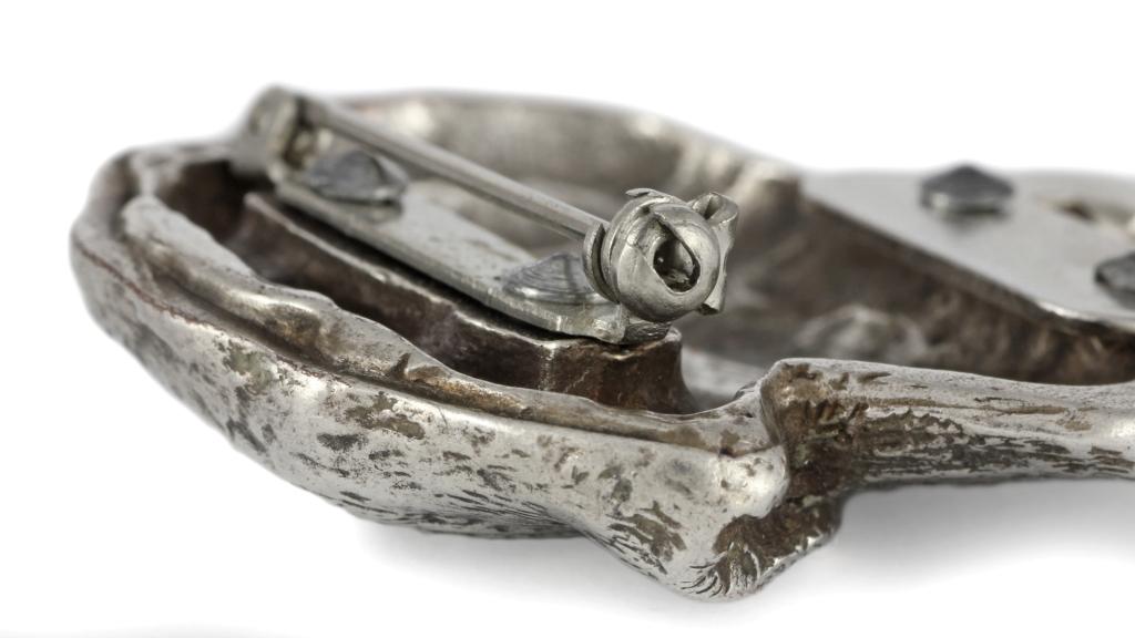 Border Terrier – Brooch with a clip, holder for a start number – Design 02 | Art-Dog