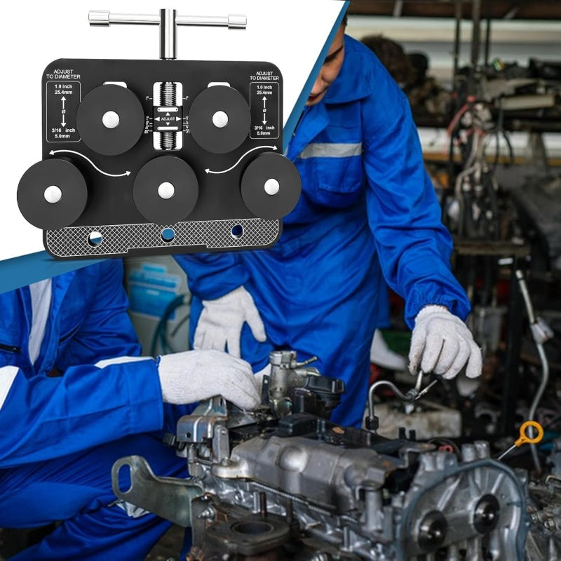 Brake Fuel Line Tubing Straightener for 3/16"-1.0" Diameters Adjustable Pipe Straightener Automotive and HVAC Systems Repairing