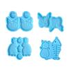 Shiny Cats Fish Rabbit Earrings Mould Silicone Epoxy Resin Molds DIY Earrings Jewelry Making Keychain Jewelry Tools