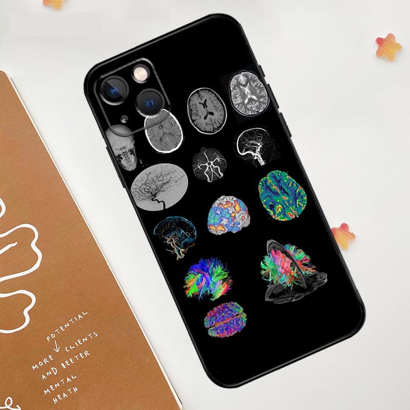 Anatomy Brain Case For iPhone 17 Pro Max 17 Air 16 15 14 13 12 11 Pro Max Plus Mini 16e Funda Cover