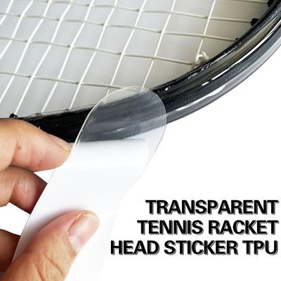 Transparentní chránič hlavy tenisové rakety, který zabraňuje poškrábání rámu rakety Wet Tpu Single 37Cm.