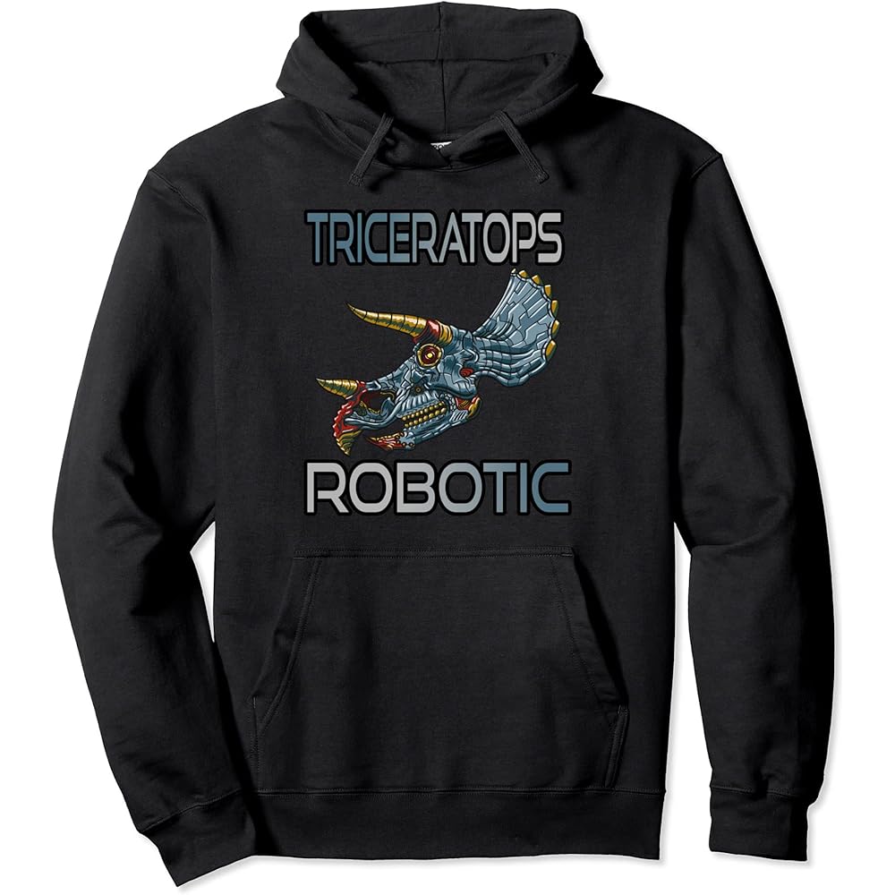 Triceratops Robot Dinosaur Hoodie
