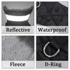 Waterproof Pet Clothes Winter Reflective Outdoor Puppy Apparel Fleece High Neck Jacket Coat With D-ring For Large Dogs Labradors