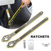 Jack Garage Tire Wheel Lug Wrench Handle Labor-saving Scissor Jack Ratchet Wrench for Scissor Jack for Small Cars SUVs Vans