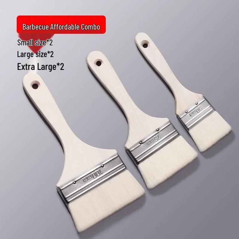 Food-Grade Wool Barbecue Basting Brush