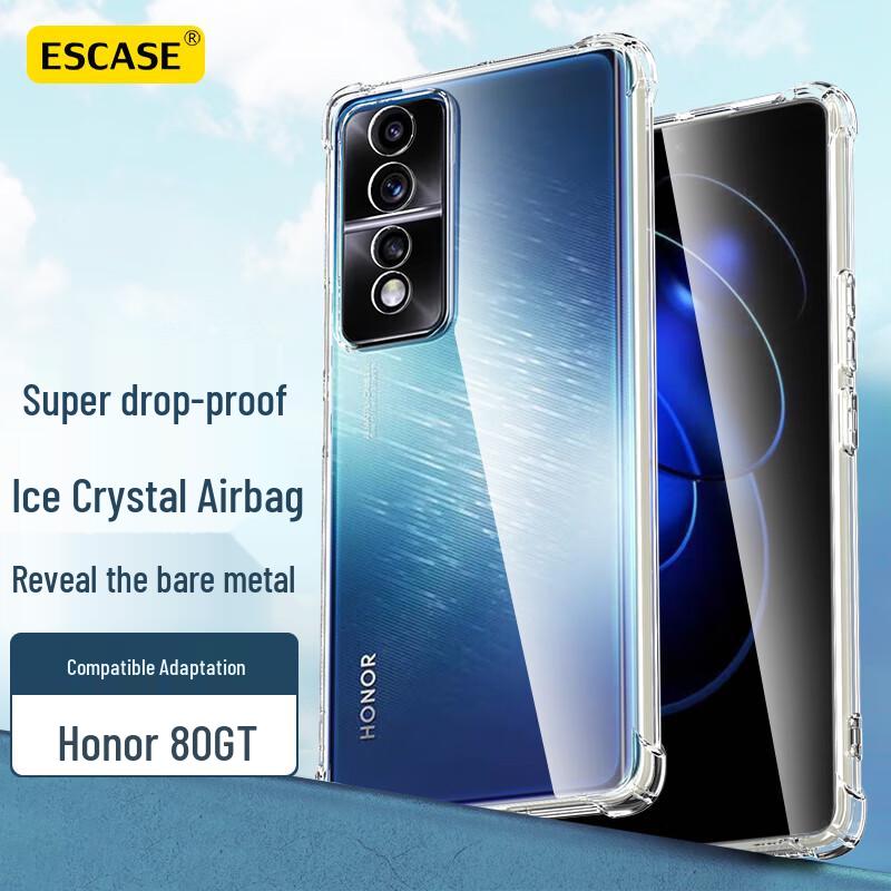 ESCASE Transparent Full Protection Phone Case for Honor