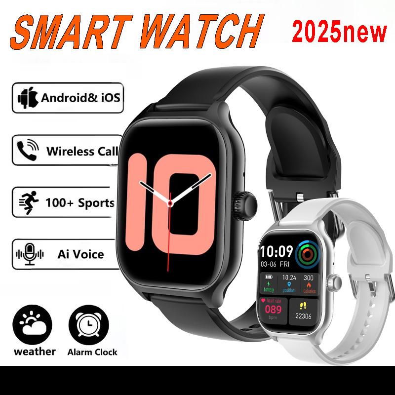 New Smart Watch Men Women Heart Rate Sleep Health Monitoring BT Call Message Notification Multi-sport Mode Smartwatch
