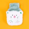 Cartoon Plush Hot Water Bottle & Hand Warmer - Removable, Washable, Cute Design for Students and Babies
