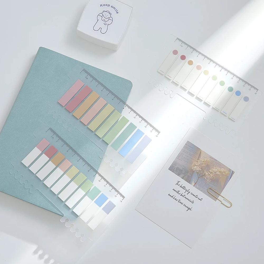 Notes Self Adhesive Loose-leaf Bookmark Memo Pad Flags Tabs Page Markers Paper Stickers Index