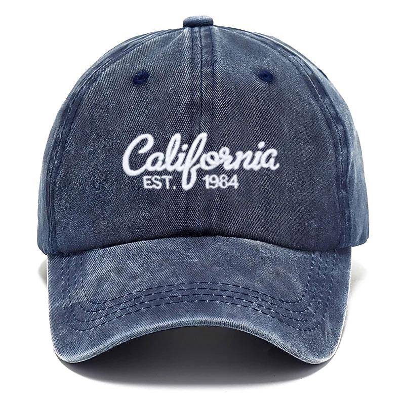 California Embroidered For Men And Women Vintage Washed Snapback Hat Casual Dad Hat For For Men And Women Fashion Street Stylewear Cotton Baseball