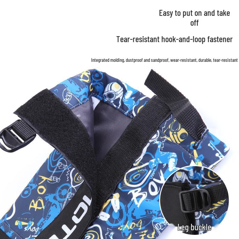 Kids' Outdoor Waterproof Snow Gaiters