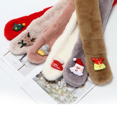 Garçon/Fille Enfants Automne/Hiver Nouveau Écharpe Tricotée Chaude Épaisse Clip Coton Bébé Cou Mignon Animal de Dessin Animé Mignon