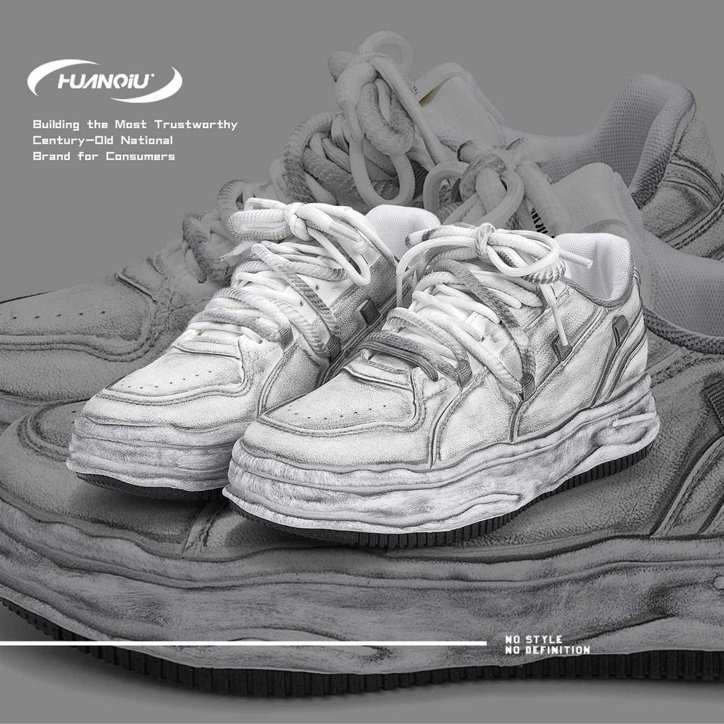 Global New Invisible Heightening Shoes ZHQ-ZL8930 Spring Fashion Versatile Trendy Men's Shoes Soft Sole Platform White Shoes