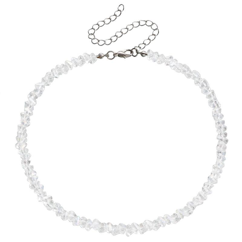 Personalized European American Style Hand Woven Beaded Crystal Clavicle Necklace For Women