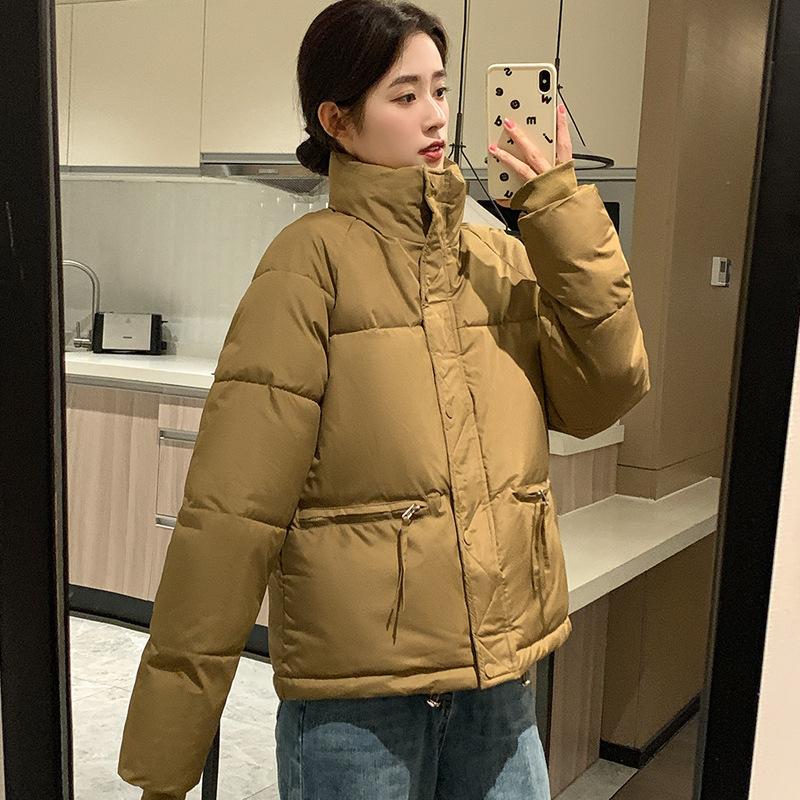 Down Cotton-padded Jacket Women's Short Winter New Korean Version of Loose Thick Little Collar Students.