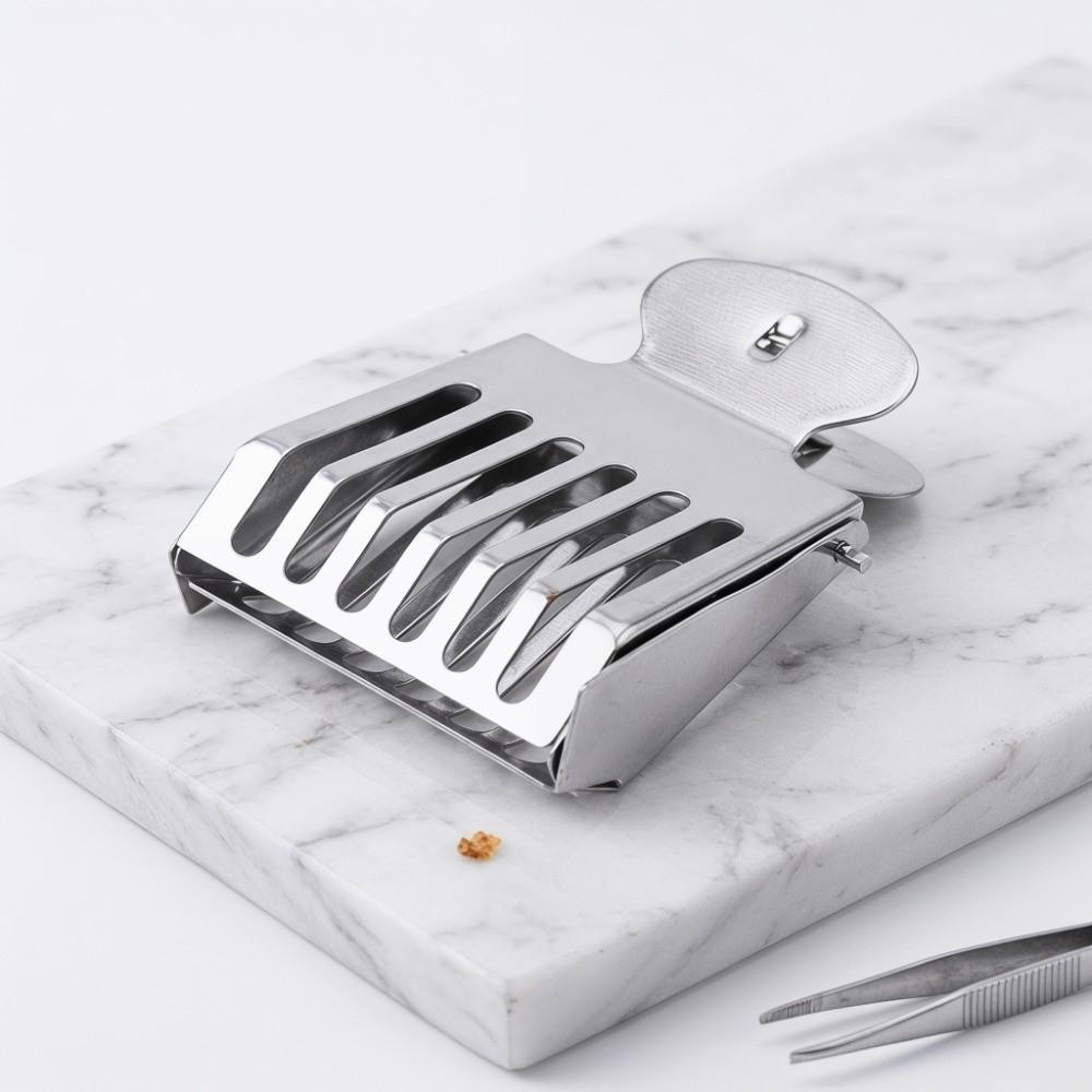 10Pcs Stainless Steel Queen Bee Clip Silver Queen Bee Cage Easy To Use Queen Bee Catcher  Apiculture