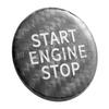 Engine Start Stop Push Button Cover Trim Carbon Fiber Compatible with BMW 3 8 Series X5 X7 G20 G28 G05 G07 G14 G15 G16,Black