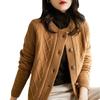 Autumn and Winter Thick Knitted Cardigan for Women Women's Sweater Coat Loose Top