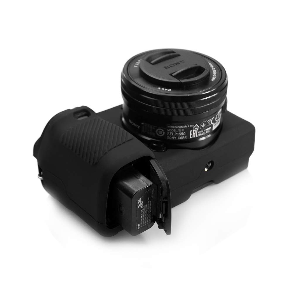 kinokoo Silicone Camera Case for Sony A6300/A6400 Digital Cameras (Black)