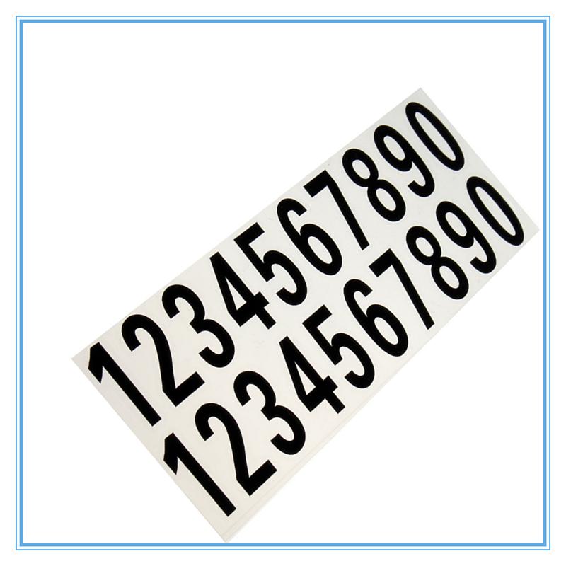 Ușa casei Adresa străzii Numărul căsuței poștale sau cifrele mașinii Numerele încăperii mașinii Poarta autocolante din vinil Autocolante reflectorizante, alb, negru