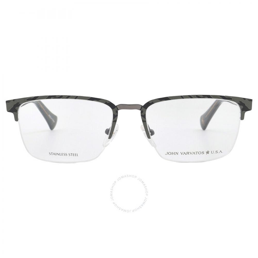 

John VarvatoS Demo Square Men S eyeglaSSeS Vjvc007 Bla 53