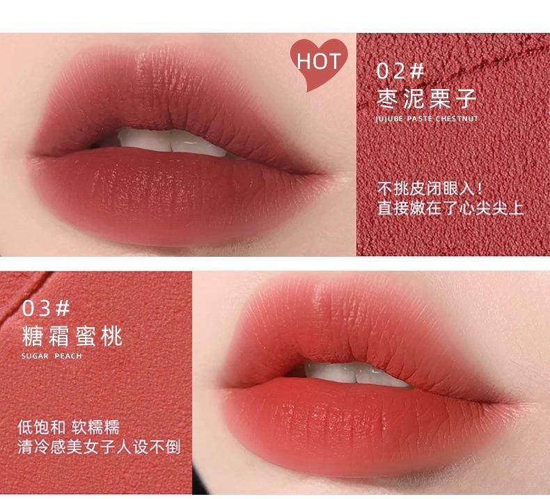 Hailunliren Matte Moisturizing Lipstick Daily Natural Shade For Students