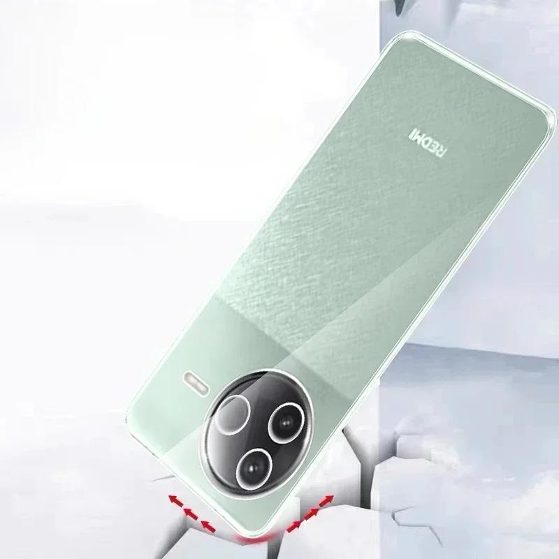 Für POCO F7 Ultradünne, klare, weiche TPU-Telefonhüllen für POCO F7 Pro Pro Transparente Ultra-Silikon-Rückseite