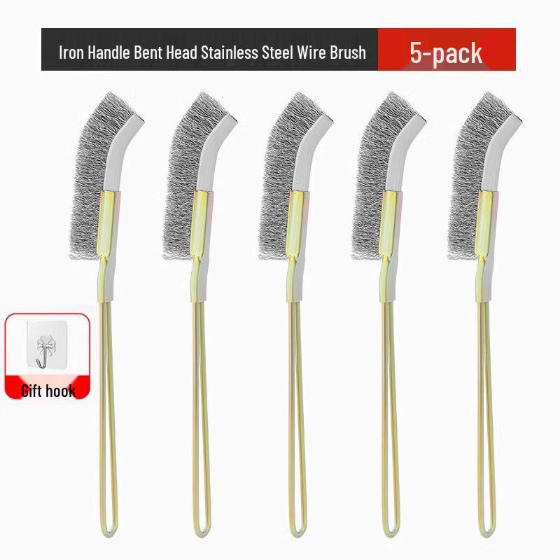 Steel Wire Cleaning Brush with Handle for Grill and Kitchen Rust Removal