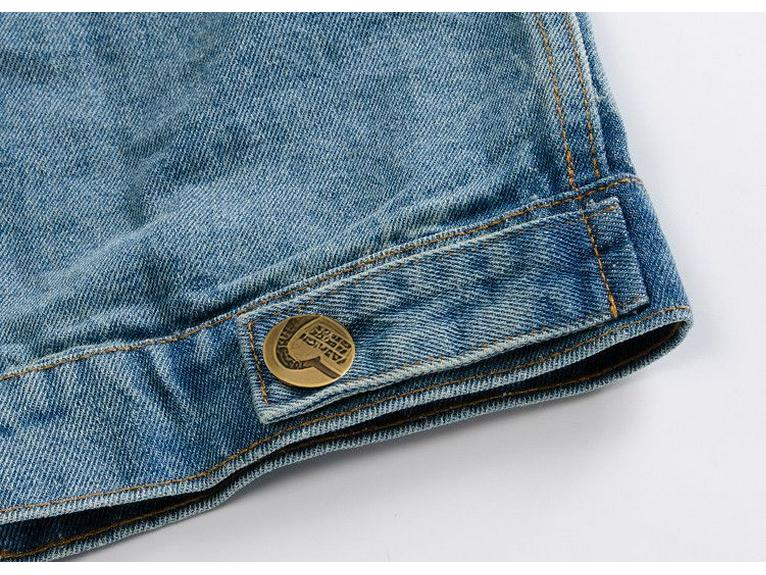 Herrväst i Koreansk Stil, Smal Passform, Riven Denimbäst - Ärmlös Topp för Vår/Sommar/Höst