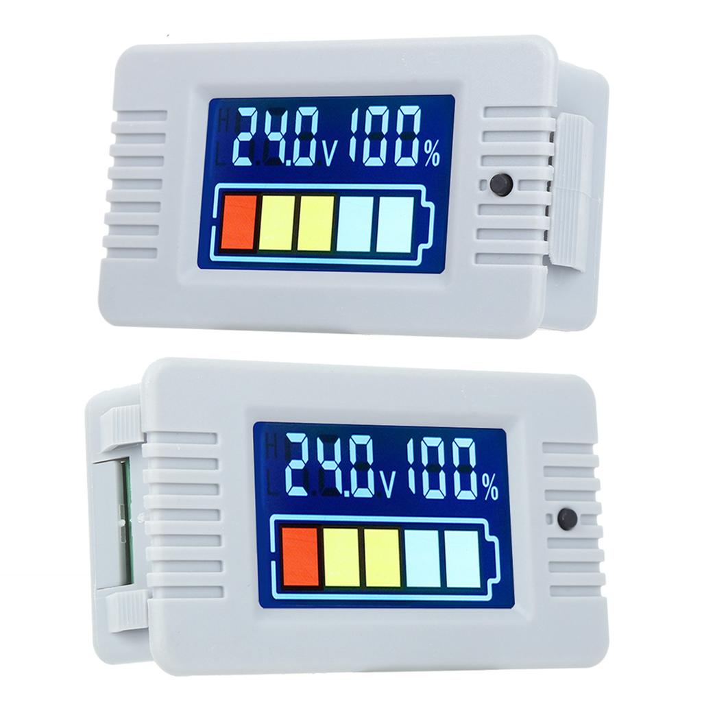 Batteriekapazitätsanzeige LCD Digitalanzeige Voltmeter Stromtester 0 100V Batteriekapazitätsmesser