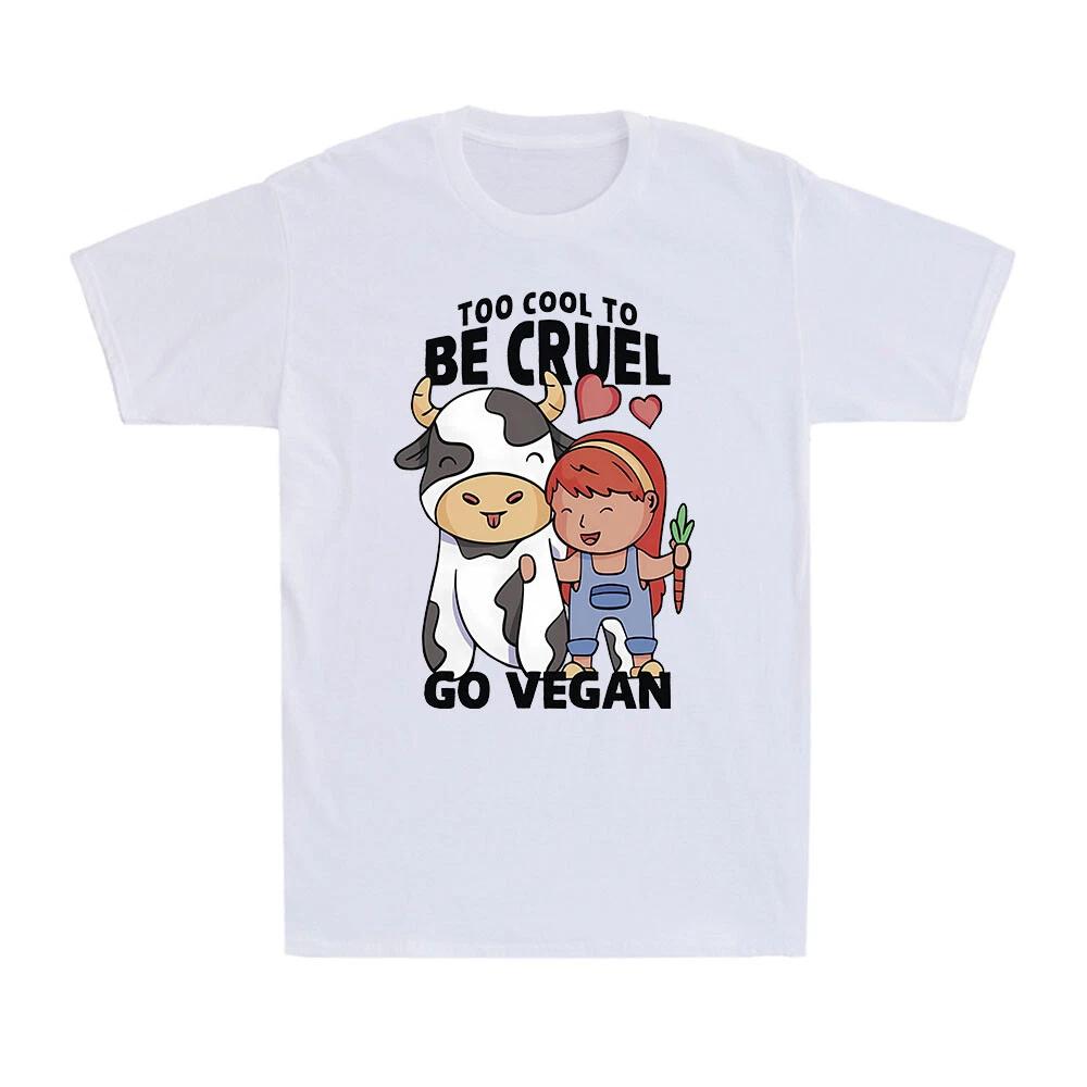 Anything That Farts Funny Vegan Vegetarian Gift Novelty Men s Cotton T-Shirt 2XL