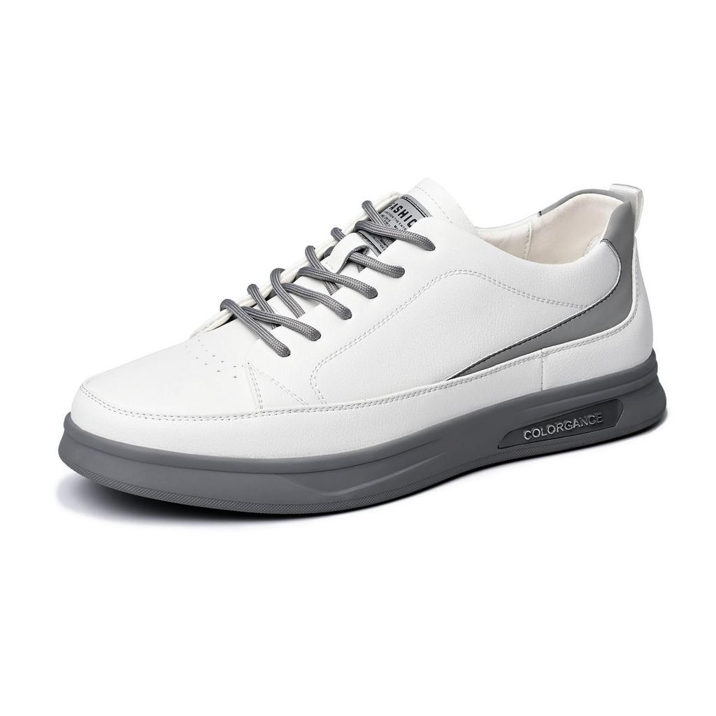 Men's Shoes 2025 Summer New White Casual Hollow Hole Cool Leather Shoes Men's Breathable Board Shoes Tide