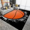 3D Creative Basketball Basketball Court Area Rug,Carpet Rug for Living Room Bedroom,Kitchen Bathroom Doormat Non-slip Floor Mat