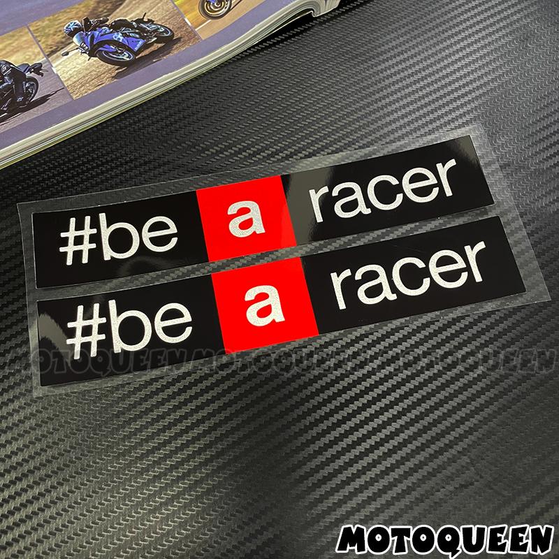 

For Aprilia TUONOV4 TUONO V4 Be A Racer Sticker Motorcycle Helmet Wheel Rims Fuel Tank Pad Side Emblem Label Decals Stickers Length 20cm