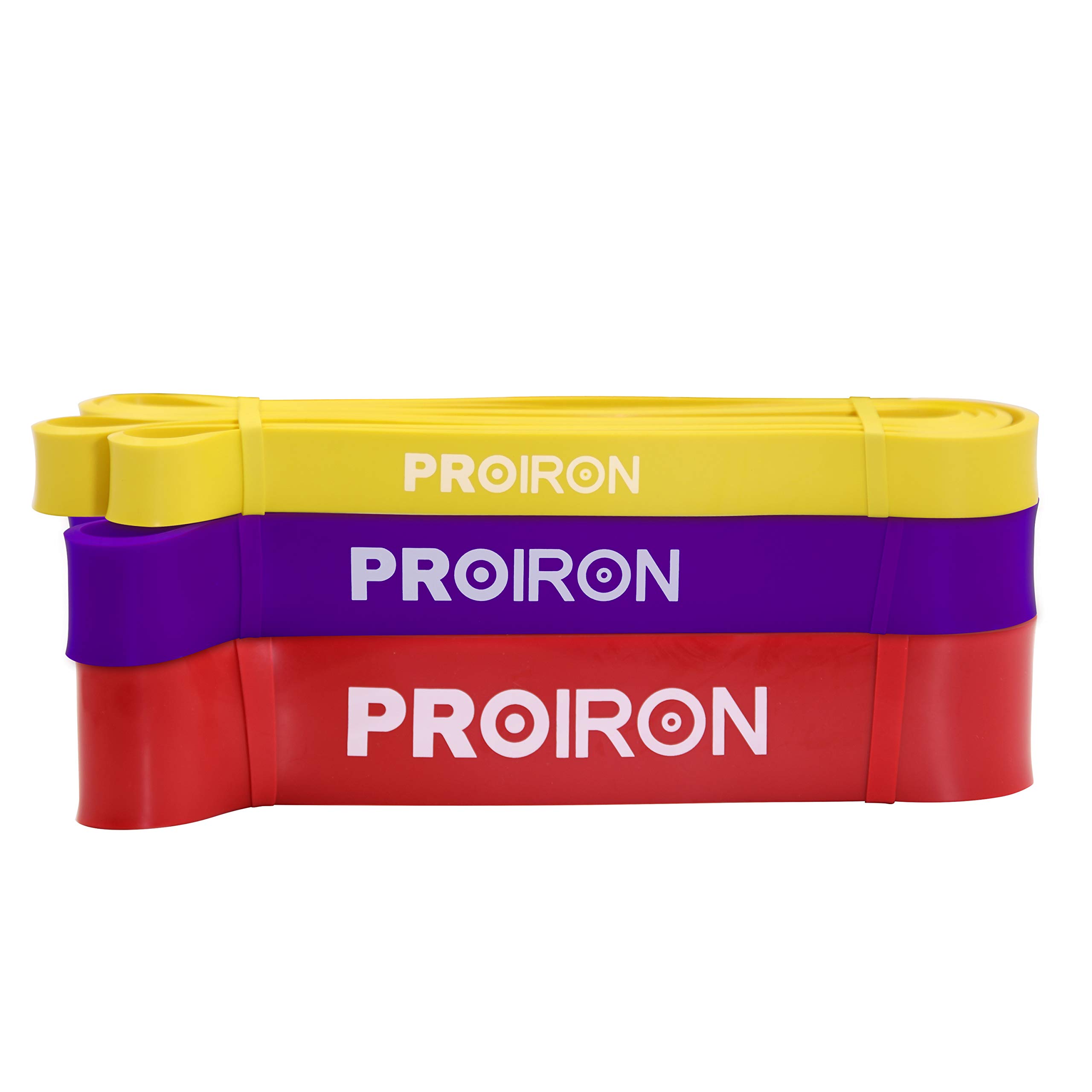 

PROIRON Resistance Band Resistance Exercise Strength Made of Natural Value Pack of 3 Purple Training, Tube, Band, Stretch, Fitness, Pull-up