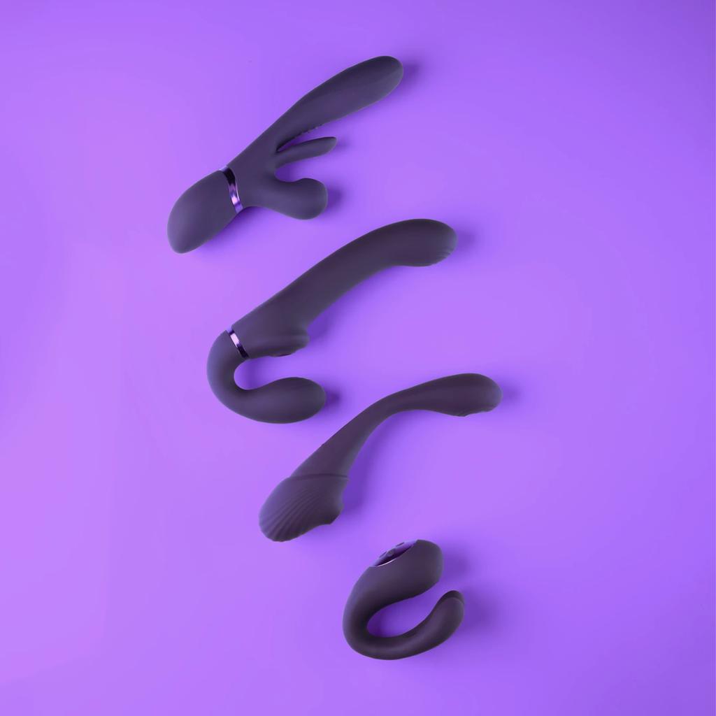 Vive - Triple action vibrator with two prongs and a pulsation wave on the clitoris Yoko