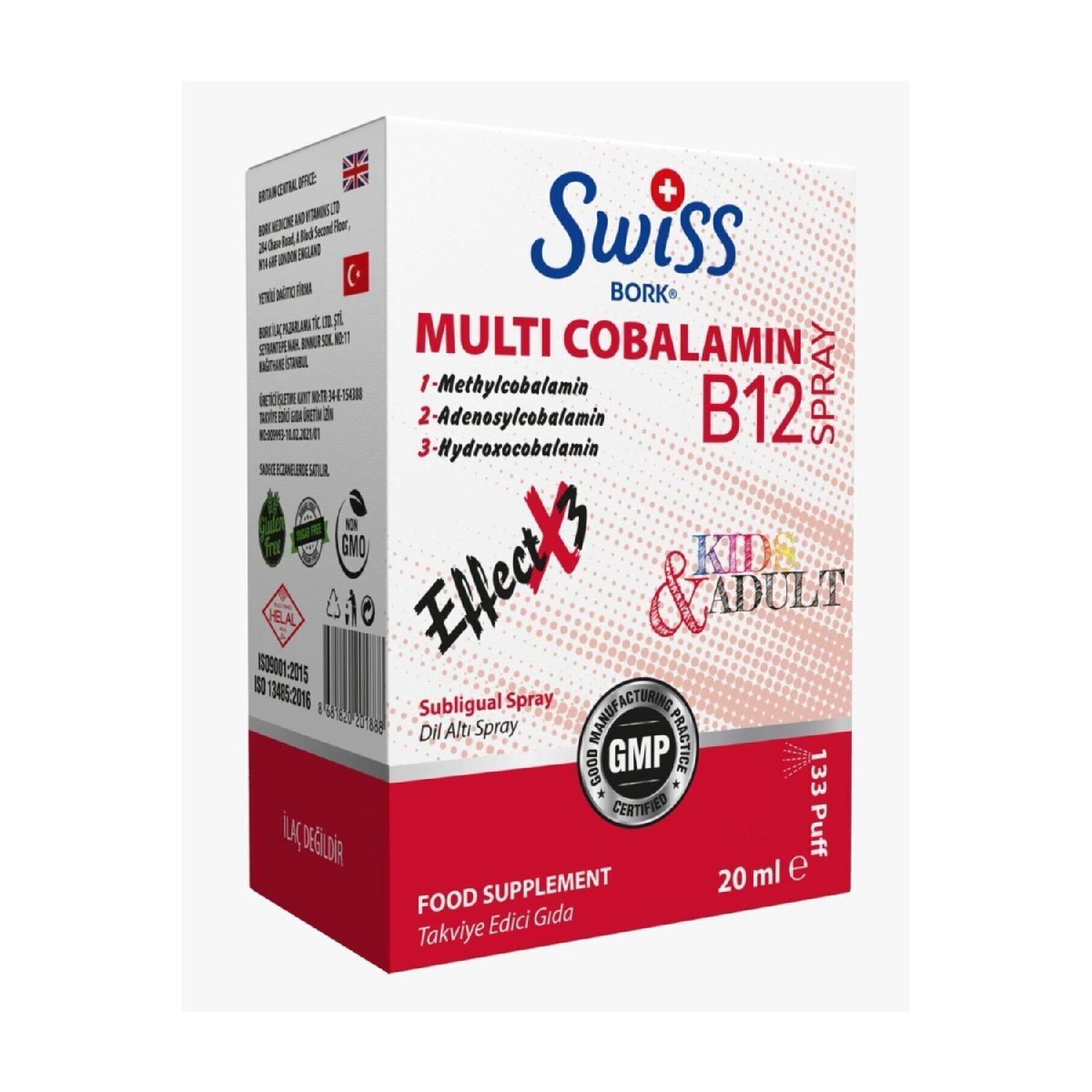 

Bork Multi Cobalamin B12 20ml Spray