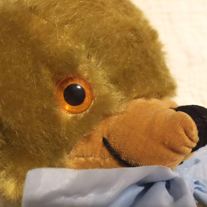 [USED] Vintage Merrythought Cheeky Teddy Bear Plush Toy, Gold Mohair