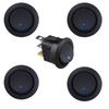 20x Blue Green Yellow Red LED Dot Light 12V Car Auto ON/OFF Toggle Switch Sales