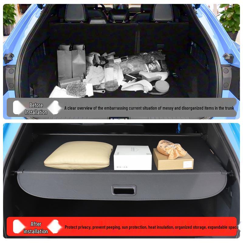 Trunk Cargo Cover for 2021-2025 Ford Mustang Mach-E Electric Horse