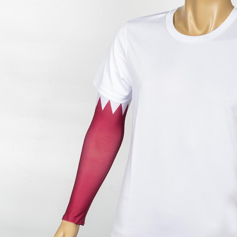 

2026 US, Canada and Mexico World Cup fan products arm cover Mexican flag digital printing milk silk sunscreen hand sleeve