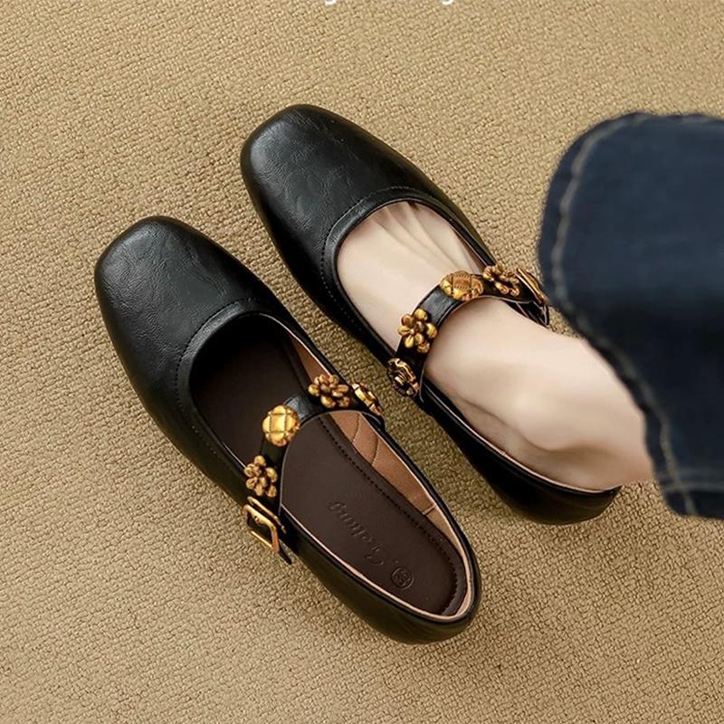 Fashion Flats Women Loafers Shoes Fashion Shallow Shoes Cozy Casual Woman's Sandals 2025 New Designer Dress Sport Zapatillas De Mujer