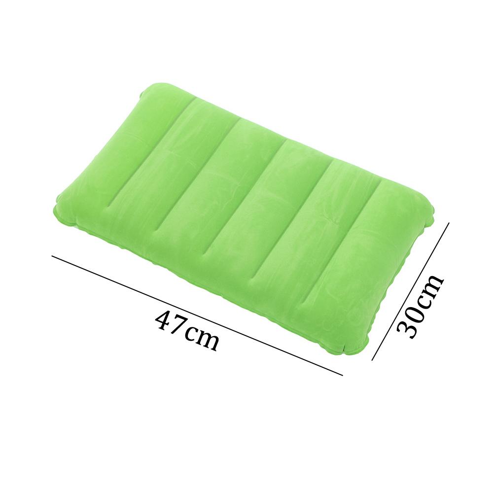 47x30cm Inflated Pillows Portable Ultralight Camping Sleep Outdoor Activity Travel Office Beach Car Plane Head Rest Recliner Cushion Pad