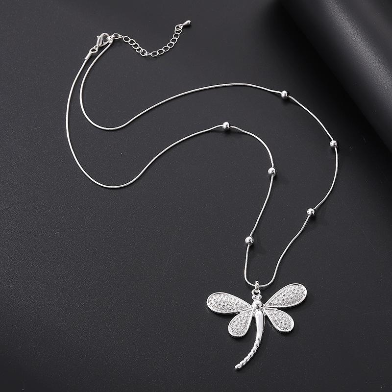 Sweater Chain Women S High-End Sense Light Luxury Exaggerated Necklace Jewelry Alloy Long Necklace