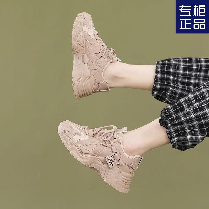 

Shoes women s tide autumn and winter new versatile platform sports and leisure women s shoes 40 хакі